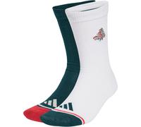 2er Pack adidas Sportswear Pizza Socken JW7718 - white/aurora ivy/wonder white 40-42