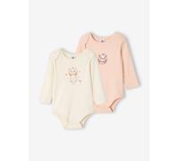 2er-Pack Baby Schlupfbodys Disney Animals MARIE Aristocats rosa Gr. 80