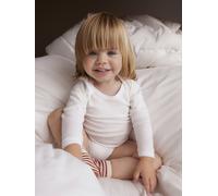 2er-Pack Baby Schlupfbodys mit langen Ärmeln PETIT BATEAU weiß Gr. 62