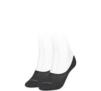 2er Pack Calvin Klein High-Cut Diamond Füßlinge Damen 001 - black