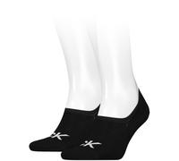 2er Pack Calvin Klein Logo High-Cut Füßlinge Herren 001 - black 43-46