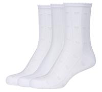 2er Pack camano Ajour Silky Trachten Socken Damen 1000 - white 39-42