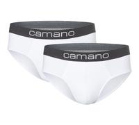 2er Pack camano Comfort BCI Baumwoll Slips Herren 1000 - white XXL
