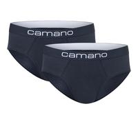 2er Pack camano Comfort BCI Baumwoll Slips Herren 5580 - navy blazer L