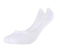 camano - Unisex comfort invisible extra-low Footies 2p - Farbe - white - Größe - 35/38