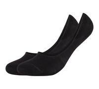 2er Pack camano comfort Füßlinge 0005 - black 35-38