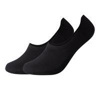 2er Pack camano Comfort Laser-Cut Füßlinge 0005 - black 35-38