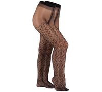 2er Pack camano Fashion Leo Strumpfhosen 20 DEN Damen 9999 - black L