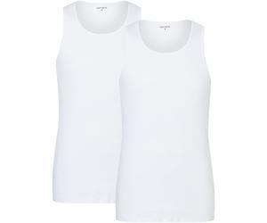 2er Pack camano Men comfort BCI cotton Tanktop T-shirt 1000 - white L