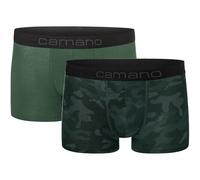 2er Pack camano Men comfort BCI cotton Trunks 7721 - tea mix L