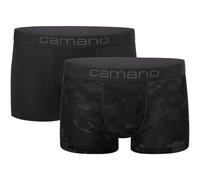 2er Pack camano Men comfort BCI cotton Trunks 9703 - dark grey mix M