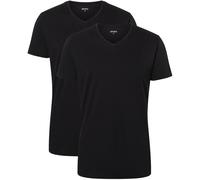 Camano Herren T-Shirt 2er Pack 2XL Black