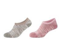 2er Pack camano Mouline Cosy Sneakersocken Damen 4117 - pink dogwood 39-42