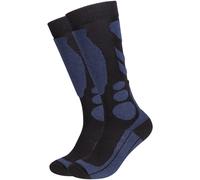 2er Pack camano Outdoor Kniestrümpfe 0004 - navy 35-38