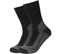 Camano Unisex-Outdoor-Socken 2 Paar schwarz 35 - 38