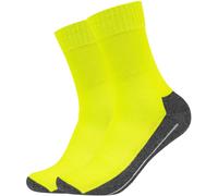 2er Pack camano Pro Tex Crew Funktionssocken 7500 - lime 43-46