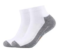 Camano Unisex-Sport-Kurzsocken 2 Paar weiss 43 - 46