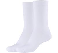 Camano Damen 3514 Socken, Weiß (White 0001), 35/38 (2er Pack)