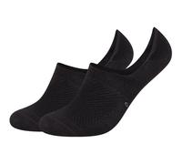 2er Pack camano Soft Bamboo Mesh Füßlinge 9999 - black 39-42