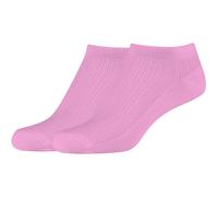 2er Pack camano Soft Baumwolle Ajour Sneakersocken Damen 4131 - lilac chiffon 39-42