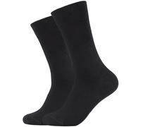 Camano Unisex-Socken 2 Paar mit Softbund schwarz 39 - 42
