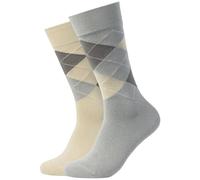 2er Pack camano Soft Classic Argyle Crew Socken Herren 9307 - griffin 39-42
