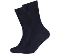 Camano Herren Business-Socken, ultrafein 2 Paar blau 43 - 46