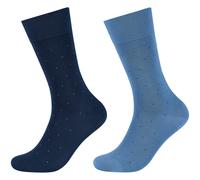 2er Pack camano Soft Mini Dots Crew Socken Herren 5310 - infinity 43-46