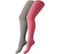 2er Pack camano Soft Originals Bio-Baumwolle Strumpfhosen Kinder 4170 - orchid smoke 98/104