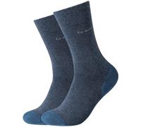 2er Pack camano Soft Walk Socken 5700 - jeans melange 39-42