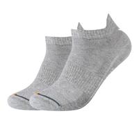2er Pack camano Sport Multifunktions-Sneakersocken 9300 - light grey melange 35-38