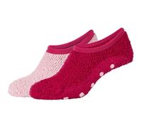 2er Pack camano Sustainable Cosy Antirutsch Sneakersocken Damen 4306 - dusty rose mix 35-38