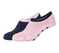 2er Pack camano Sustainable Cosy Antirutsch Sneakersocken Damen 5577 - dark saphire 39-42