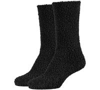 2er Pack camano Sustainable Cosy Crew Socken Damen 9997 - black mix 39-42