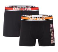 Boxershorts CAMP DAVID "casual", Herren, Gr. M, mindset schwarz, Obermaterial: 95% Baumwolle, 5% Elasthan, unifarben, Unterhosen, mit elastischem Bund (79311649-M) mindset schwarz