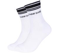 2er Pack CAMP DAVID Cushioned Short Tennissocken Herren 1000 - white 39-42