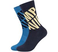 2er Pack Camp David Cushioned Short Tennissocken Herren 5455 - paris blue 43-46