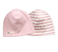 2er-Pack Cotton Neugeborene Hut für 0-6months - Baby-Mädchen-weiche Strickmütze Unisex Infant Wesentliche Cap