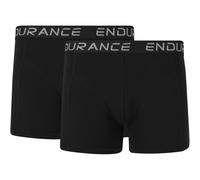 2er Pack ENDURANCE Brighton Bamboo Boxershorts Herren 1001 - black 3XL