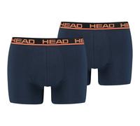 2er Pack HEAD Basic Boxershorts Herren blue/orange L