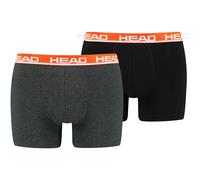 2er Pack HEAD Basic Boxershorts Herren grey/red L