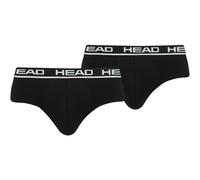 HEAD Herren Brief im Pack - Slip, Logobund, Cotton Stretch Schwarz XL 2er Pack (1x2P)