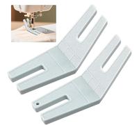 2er-Pack Hebamme NäHhilfe,HöHenausgleich NäHmaschine,NäHwerkzeuge NäHfuß,Pullover Nahtzugabe Hilfe,NäHen NäHen ZubehöR,Obertransportfuß NäHmaschinen ZubehöR,FüR NäHmaschine W6,Grobjean Und Saum Usw