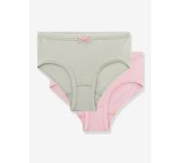 2er-Pack Hüft-Slips uni Mädchen Sanetta wassergrün Gr. 116