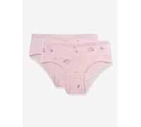2er-Pack Hüftslips VÖGEL Mädchen Sanetta Bio-Baumwolle rosa Gr. 92/98