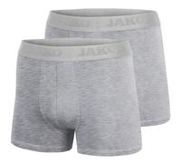 2er Pack JAKO Boxershorts Premium grau meliert S