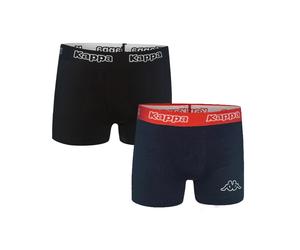 2er Pack Kappa Trunk Boxershorts 001 schwarz/dunkelblau L
