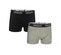 2er Pack Kappa Trunk Boxershorts 002 schwarz/grau XL