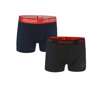 2er Pack Kappa Trunk Boxershorts 004 dunkelblau/anthrazit M