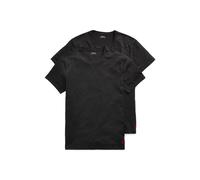 2er-Pack klassische Rundhals-Unterhemden S Black